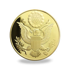 The Great Seal of the United States of America Challenge Coin Gold Finish Token picture