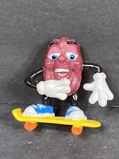 1988 California Raisin on Skateboard CALRAB Applause Vintage Advertising Toy picture