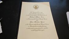 Official 1973 Nixon-Agnew Inauguration Invitation picture