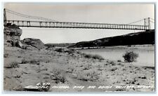 c1940's Little Colorado River And Bridge Cameron AZ RPPC Photo Vintage Postcard picture