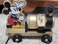 Mickey Mouse-Fossil GOLD Limited Edition Watch &Train-#141/1000 RARE Collectable picture