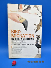 Vintage Map Bird Migration In the Americas 1979 Vintage picture