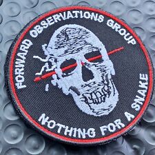 Forward Observations Group Nothing For A Snake Patch Superior Defense GBRS Ferro picture