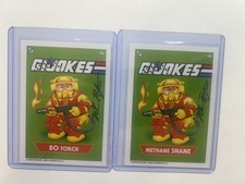GIJokes Bo Torch/Methane Shane  2 Card Set Signed by Mark Pingitore picture