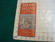 Vintage High Grade MAP: RHODE ISLAND 1974-75 official map picture