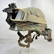 Large USMC LWH Lightweight Helmet Norotos Titanium Mount ESS IR USGI US Marines picture