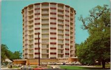 1960s NEW ORLEANS Louisiana Postcard THE FOUNTAIN Apartment Building Street View picture