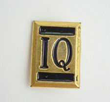 IQ Gold Tone Vintage Lapel Pin picture