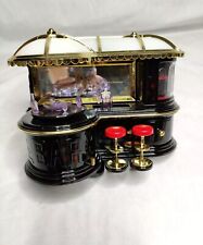 Vintage Jewelry Motion Liquor Bar Music Gift Box Moving Female Bartender NoLight picture