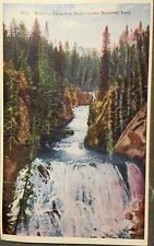 Kepler Cascades Yellow Stone National Park Vintage Postcard 1A picture