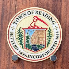 Town of Reading RMHS Athletic Hall of Fame Double Sided Challenge Coin W#34 picture