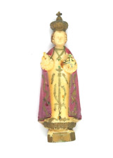 VTG Infant Jesus Of Prague El Nino Statue Resin Magnet Base Hand Painted 6” picture