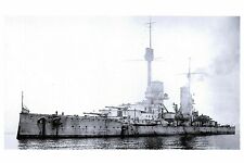 Postcard German Battleship SMS Kronprinz Wilhelm Scuttled at Scapa Flow 1919 58U picture