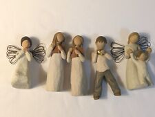 Vintage Willow Tree Lot Of 5 Angels Susan Lordi DEMDACO 1999-2005 Guardian Angel picture