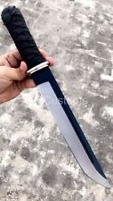 MJ CUSTOM HANDMADE D2 HUNTING BOWIE KNIFE Gift For Husband, PREMIUM GIFT picture