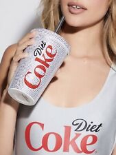 RARE Rhinestone Diet Coke Tumbler Cup - OFFICIAL LICENSED picture
