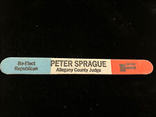 VTG PETER SPRAGUE Allegany County Judge Re-Elect Republican Nail File NEW YORK picture