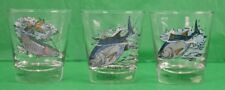 Set of 3 Schaldach/ Carwin Game Fish Old-Fashioned Glasses picture