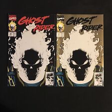Ghost Rider #15 1st & 2nd Print Set Glow In The Dark Marvel Comics 1991 picture