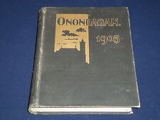 1905 THE ONONDAGAN SYRACUSE UNIVERSITY YEARBOOK - NEW YORK - PHOTOS - YB 767 picture
