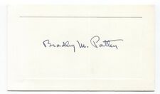 Dr. Bradley M. Patten Signed Card Autographed Signature Embryologist Scientist picture