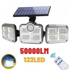 50000LM Sensor Solar Security Lights 3 Head Motion Lights Security Lamp Outdoor picture