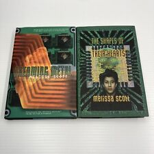 Science Fiction About Artificial Intelligence Melissa Scott 2 Book Lot HCs picture