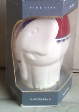 VV COLLECTORS BOXED FINE TEAS CERAMIC ELEPHANT EARL GREY 22X12X12CM MAGORS picture