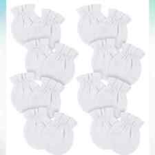 Gerber Baby No Scratch Mittens, White, 0-3 Months (8-Pack) New With Tags picture