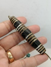 Old Rare tibetan Himalayas Multi  line pyu chung Dzi beads amulet pendant Bead picture