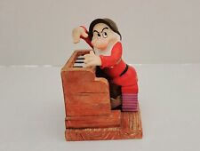 Grumpy Piano Disney Enesco 65th Anniversary Snow White Dwarf Figurine #105646 picture