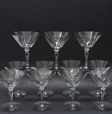 Antique Vintage HEISEY Crystal Cocktail Martini SHERBERT Glasses LOT Set 11 RARE picture