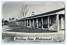 c1940s Willow Rose Motorcourt Newport Ohio OH Unposted Vintage Postcard picture