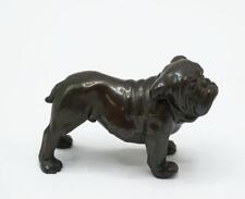 Bronze Blecher Bulldog Figurine Lambies Boy Dodge USA Solid picture