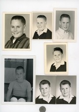 (7) Old B&W Grade School photos / Bobby's Bully Behavior was Genetic & Glandular picture