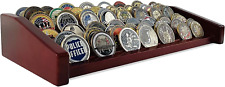 ASmileIndeep 8 Rows Military Challenge Coin Display Holder for Desk Military picture
