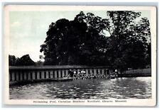 Glencoe Missouri MO Postcard Swimming Pool Christian Brothers Novitiate c1920 picture