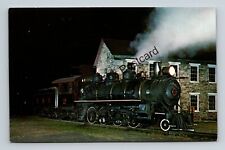 Postcard East Broad Top Railroad Locomotive #12 2-8-2 Rockhill Pennsylvania picture