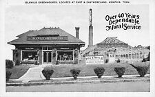Linen Postcard Idlewild Greenhouses in Memphis, Tennessee~111456 picture