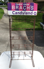 Brach's Candy Metal Store Display Candyland Sign Stand Rack 10 Cent Vintage ~3ft picture