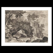 Aegidius Sadeler, II - Rocky Landscape with The Stigmatization of St. Francis (1 picture