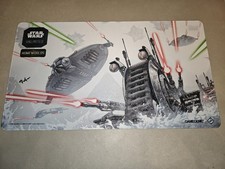 Star Wars Unlimited Homeworld Event Exclusive Playmat Low Altitude Combat SIGNED picture