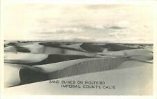 California Imperial County Sand Dunes Route 80 1940s RPPC Photo Postcard 20-1915 picture