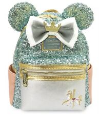 Loungefly Disney King Arthur’s Carousel Sequin Mini Backpack And Minnie Ears picture