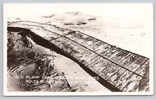 Imperial County California Old Plank Road Sand Dune VTG RPPC Real Photo Postcard picture