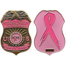 BL2-010A Thin Pink Line HSI Special Agent Breast Cancer Awareness Month Challeng picture