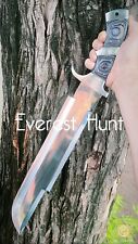 20” EVEREST CUSTOM MADE D2 TOOL STEEL HUNTING PREDATOR FULL TANG BOWIE KNIFE picture