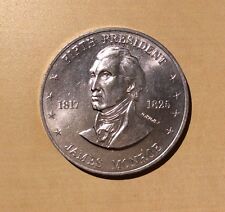 Shell's Mr. President Coin Game James Monroe 5th President (1968) Medal picture