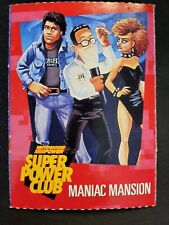Nintendo Power Super Power Club Magazine Card  #64 Maniac Mansion picture
