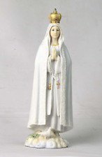 10.63 Inch Our Lady of Fatima Decorative Statue Figurine, White picture